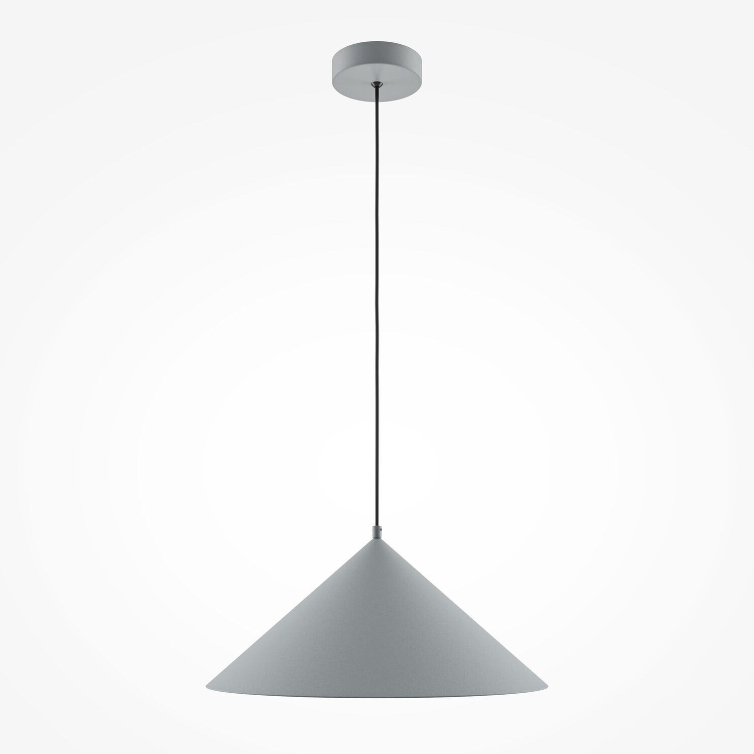 Подвесной светильник Maytoni Basic colors MOD167PL-01GR, арматура серая, профиль металл серый