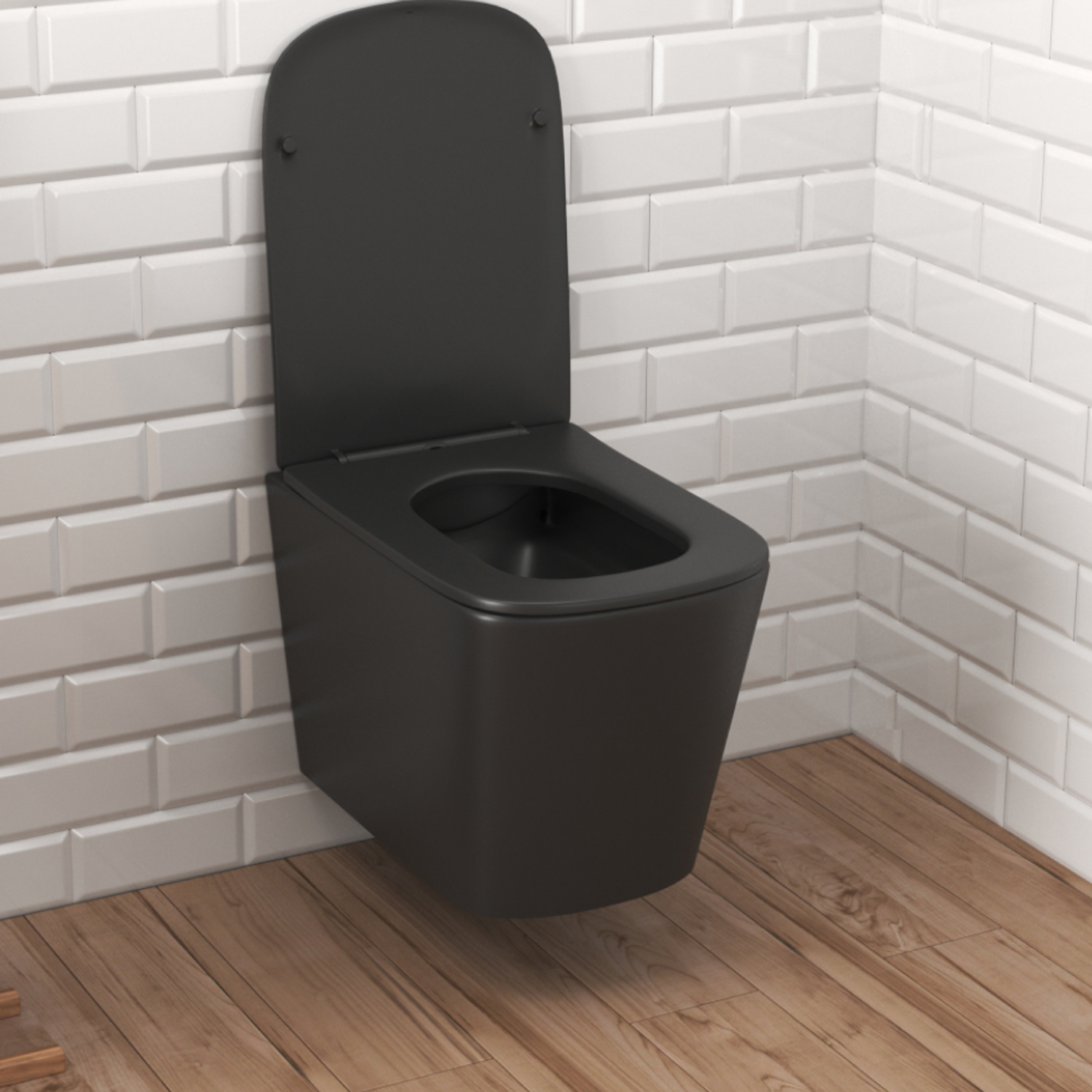 Комплект: Инсталляция AM.PM Pro I012704+Кнопка I049051 хром+JOKI Verna Black JK3021028MB черный унитаз