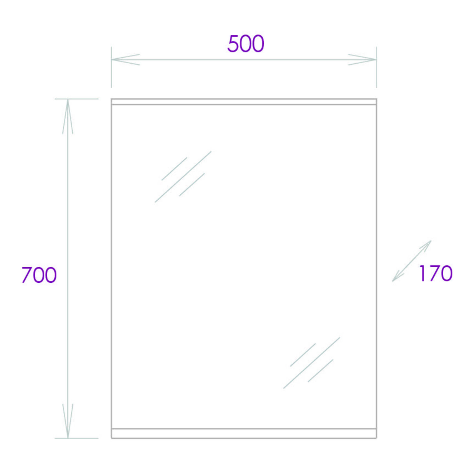 Мебель для ванной Оника Коралл 50, цвет белый