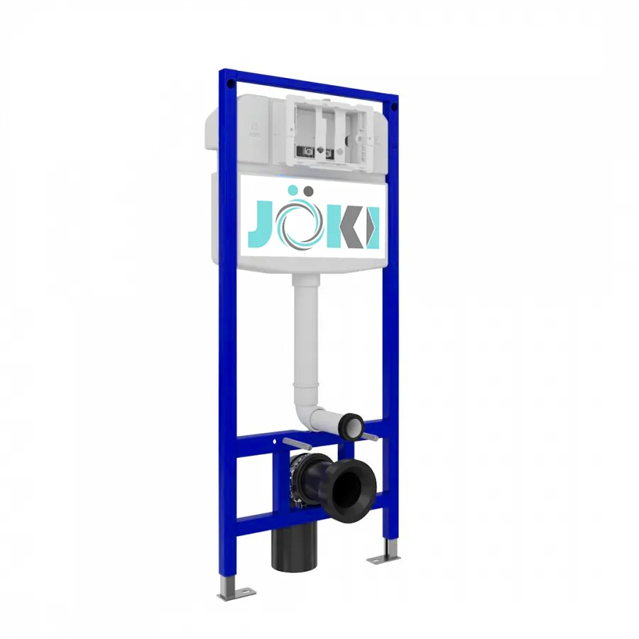 Комплект: Инсталляция JK03553+Кнопка JK207550 золото+Stella XL T JK0011011 белый унитаз, смыв торнадо