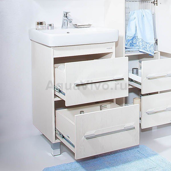 Мебель для ванной Бриклаер Чили 55, цвет светлая лиственница - фото 1