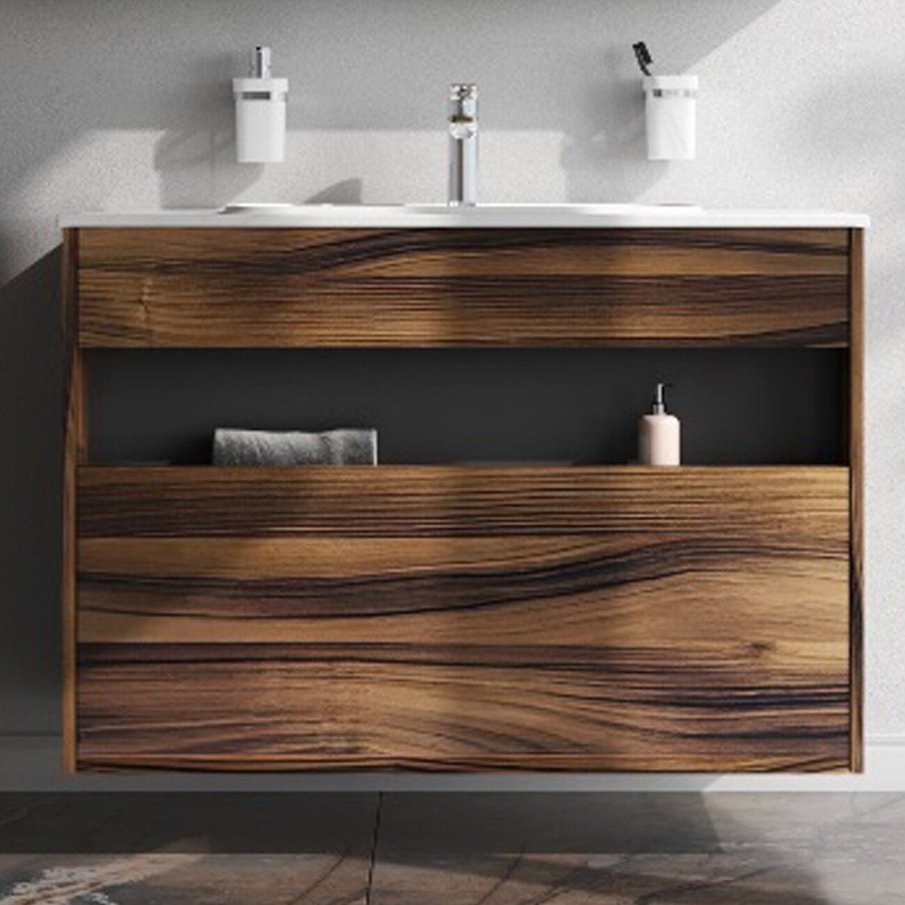 Тумба под раковину AM.PM Func 100, цвет дуб крафт - фото 1