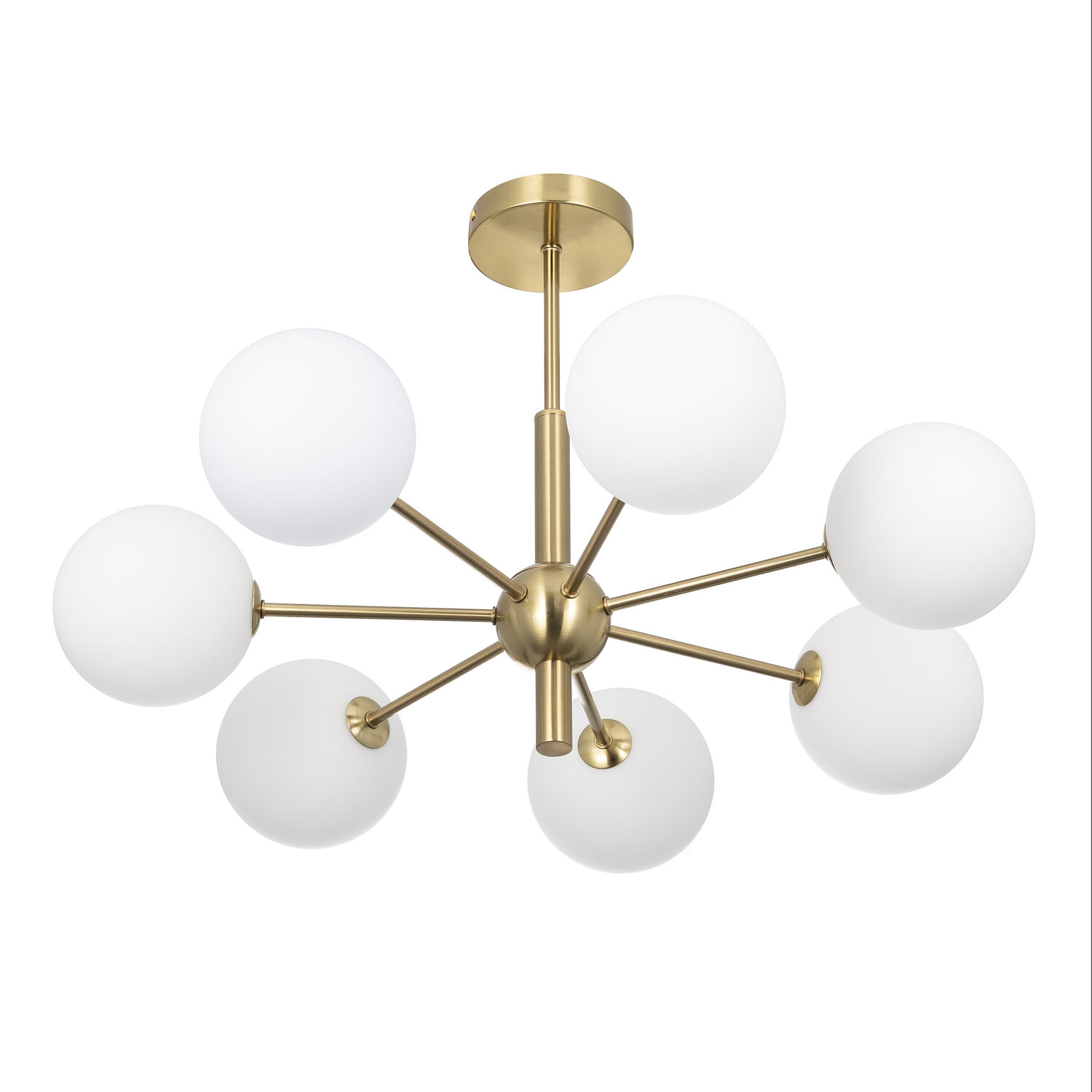 Люстра Citilux Tonga CL212173, арматура бронза, плафоны стекло белое - фото 1