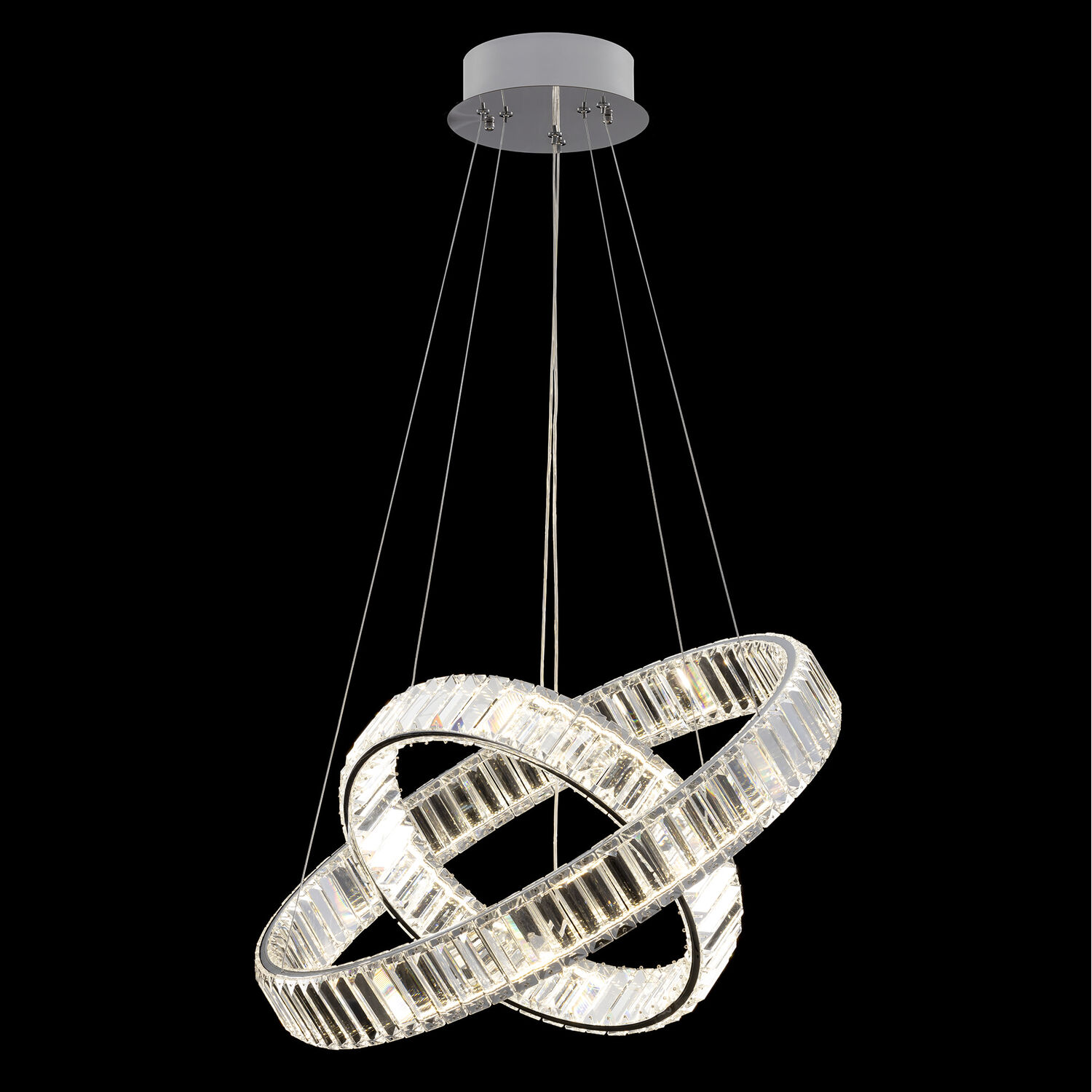 Подвесная люстра Citilux Чезаре CL338261, арматура хром - фото 1