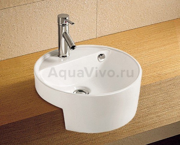 Раковина Weltwasser SK Deilbach 4003 встраиваемая, 44x44 см, цвет белый глянец - фото 1