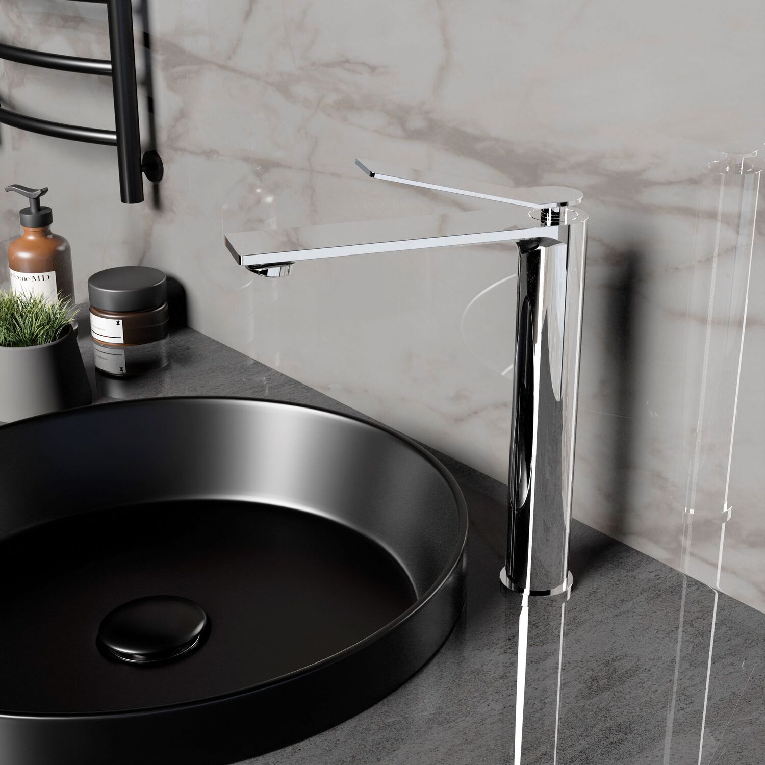 Смеситель Vincea Verse VBF-2VE2CH для раковины, цвет хром - фото 1