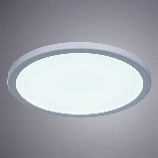 Потолочный светильник Arte Lamp Mesura A7975PL-1WH, арматура белая, плафон пластик белый, 18х18 см