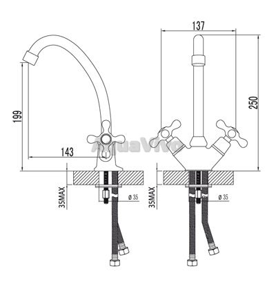 Смеситель Lemark Standard LM2104C для кухни