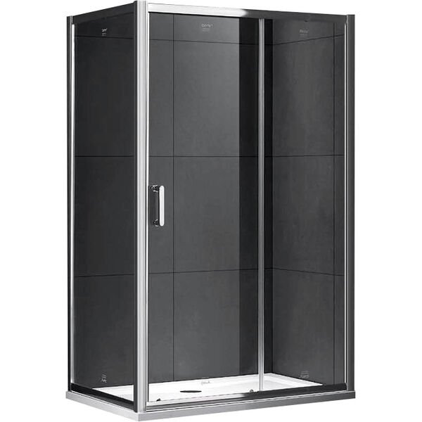 Душевой уголок Gemy Victoria S30191A-A75 120x75, стекло прозрачное, профиль хром