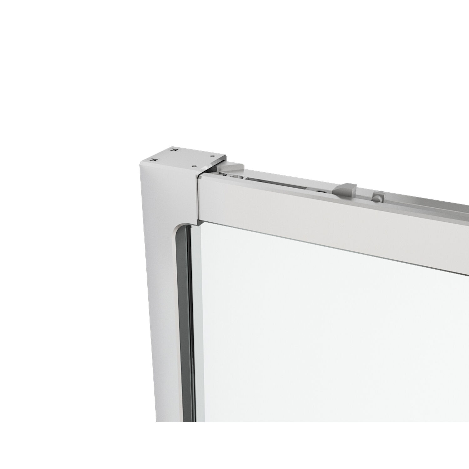 Душевая дверь Vincea Ultima VDS-7UL 140x200, стекло прозрачное, профиль хром - фото 1