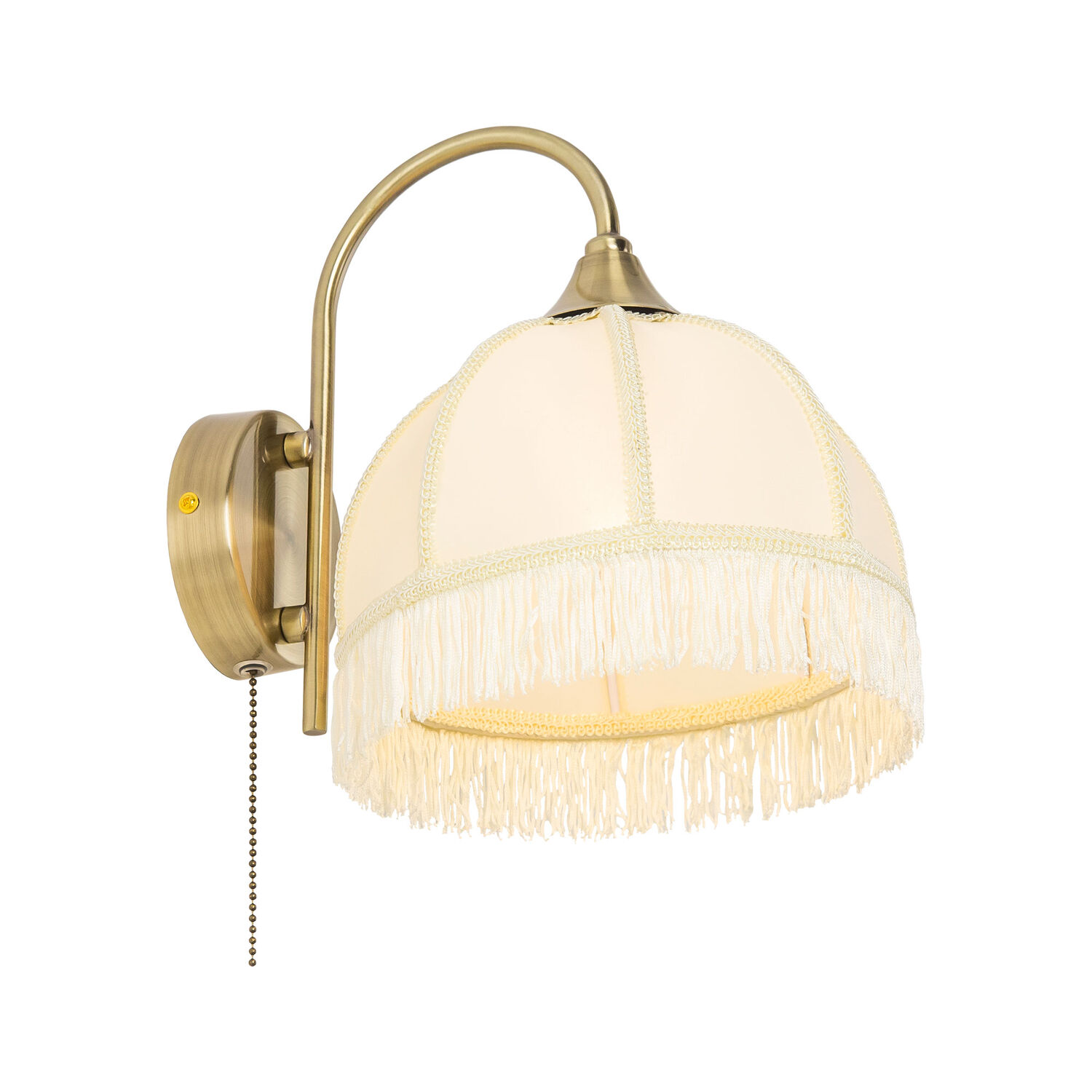 Бра Citilux Базель CL407311, арматура бронза, плафоны текстиль бежевый