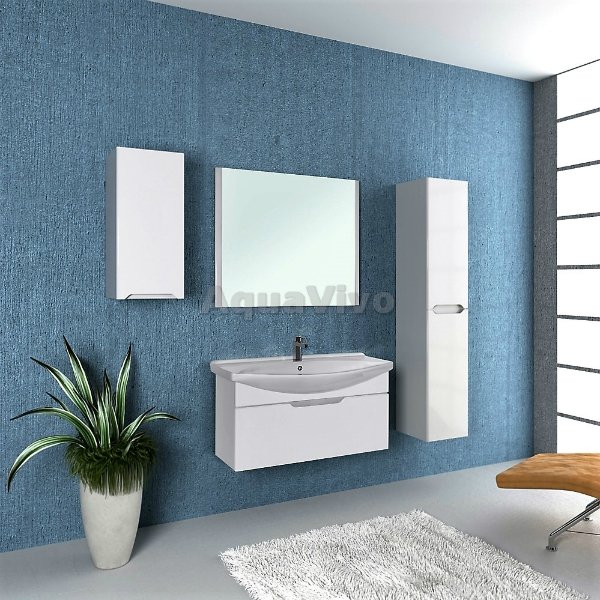 Мебель для ванной Dreja Laguna 75, цвет белый лак - фото 1