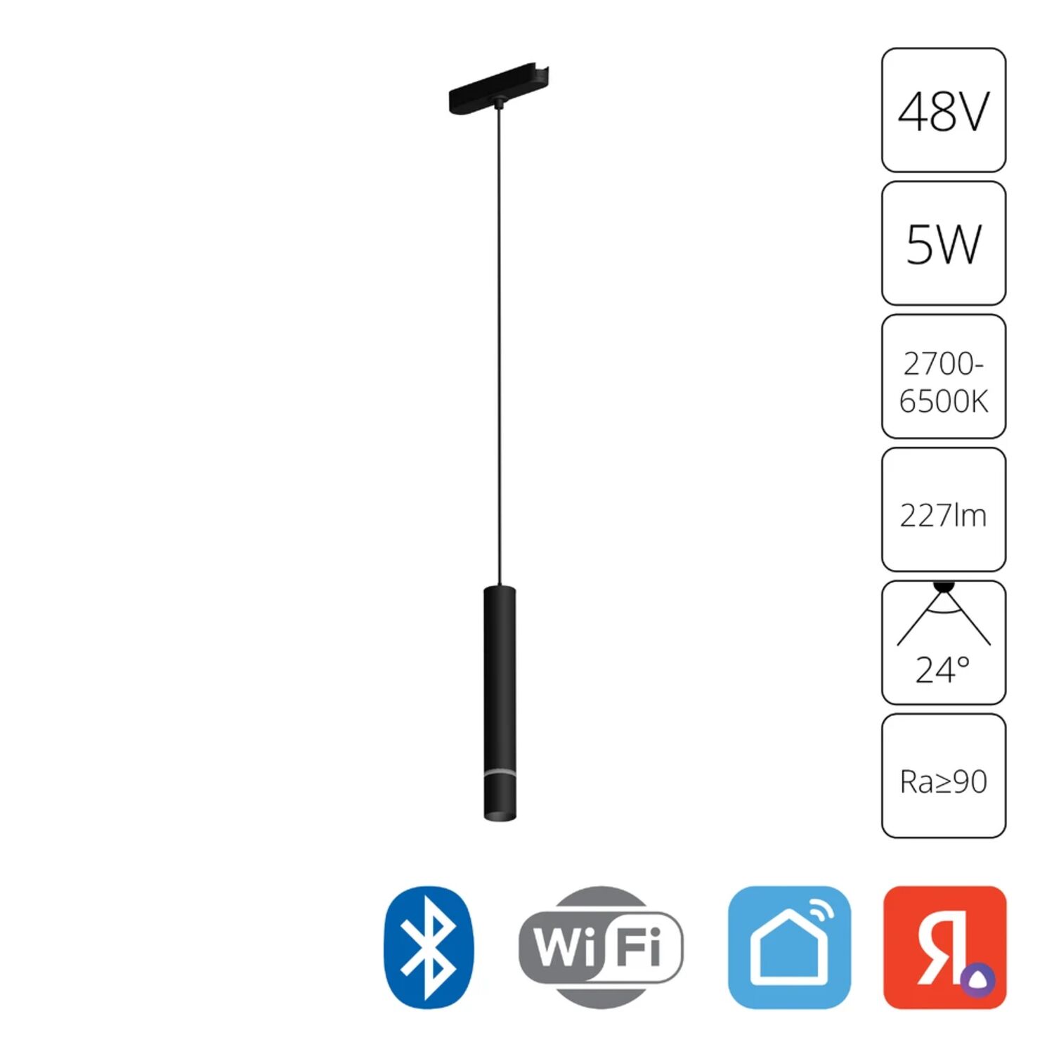 Магнитный трековый светильник Arte Lamp Rapid A2959PL-1BK, арматура черный 