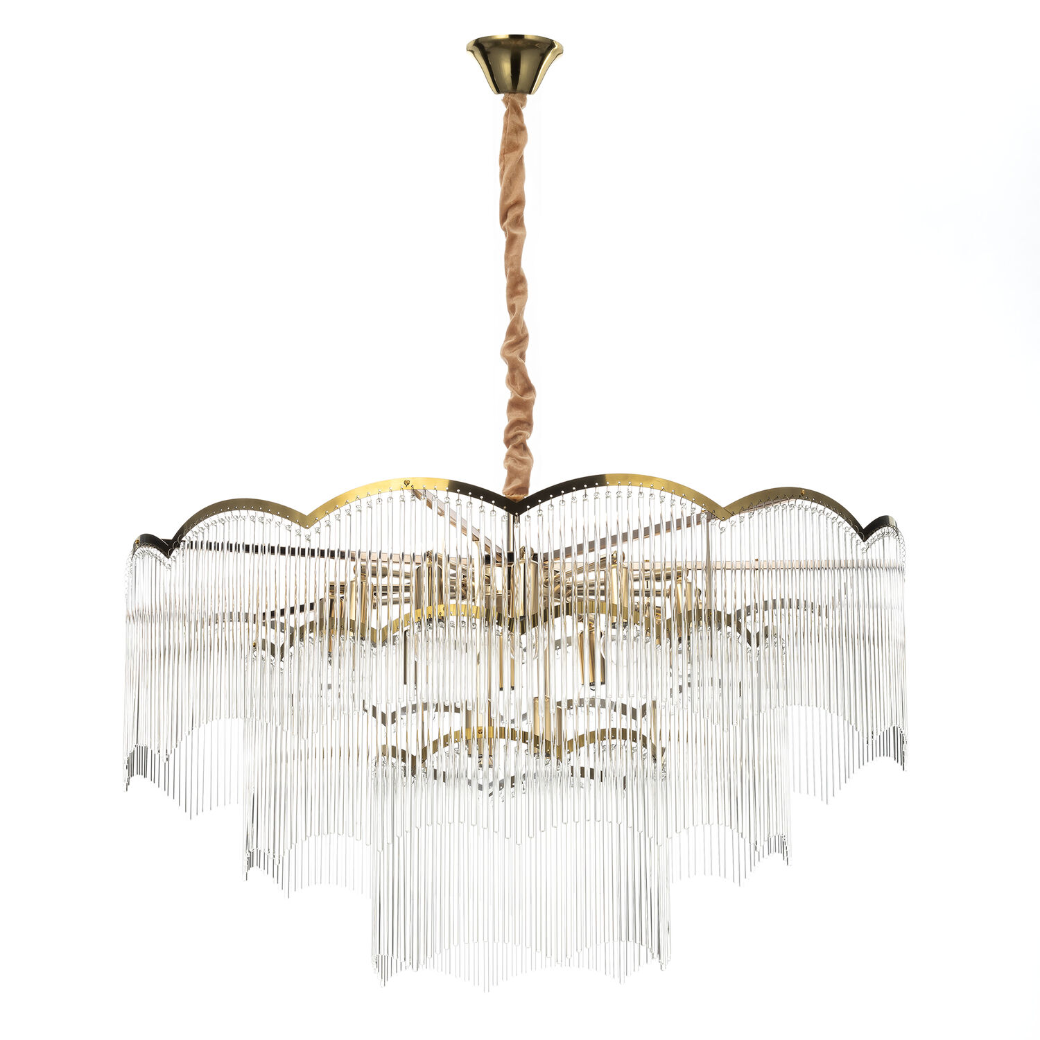 Подвесная люстра Citilux Jane CL304183, арматура золото - фото 1