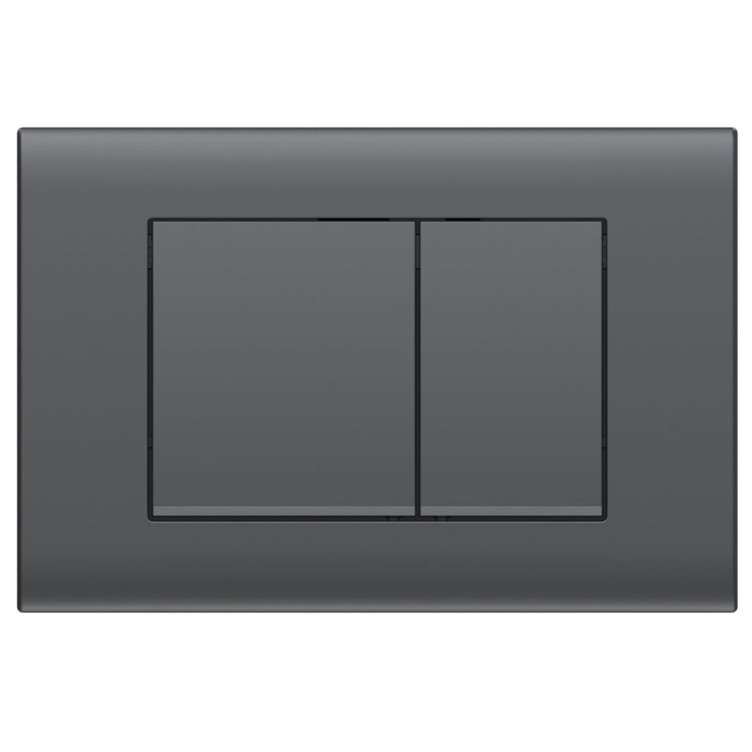 Кнопка смыва Vincea VFP-001GM для унитаза, цвет вороненая сталь