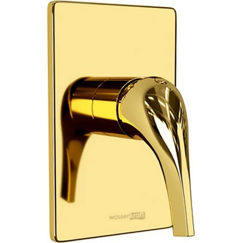 Душевой комплект WasserKRAFT A71183, встраиваемый, цвет золото - фото 1