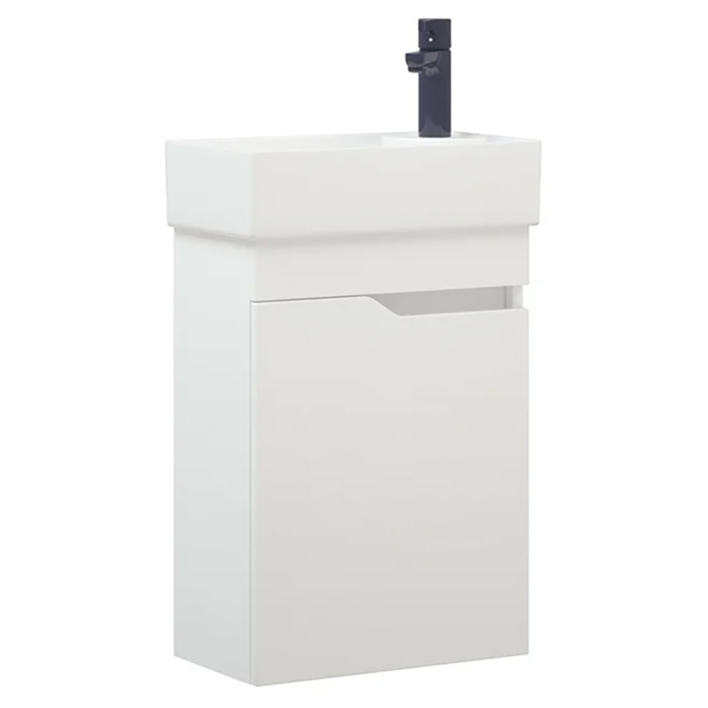 Тумба под раковину Corozo Теона 45, цвет белый - фото 1