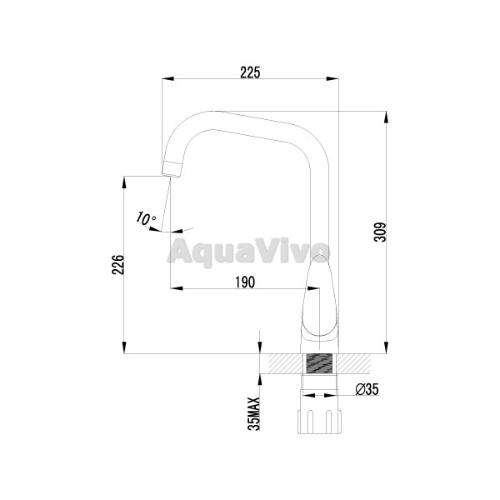 Смеситель Lemark Pramen LM3355C для кухонной мойки - фото 1