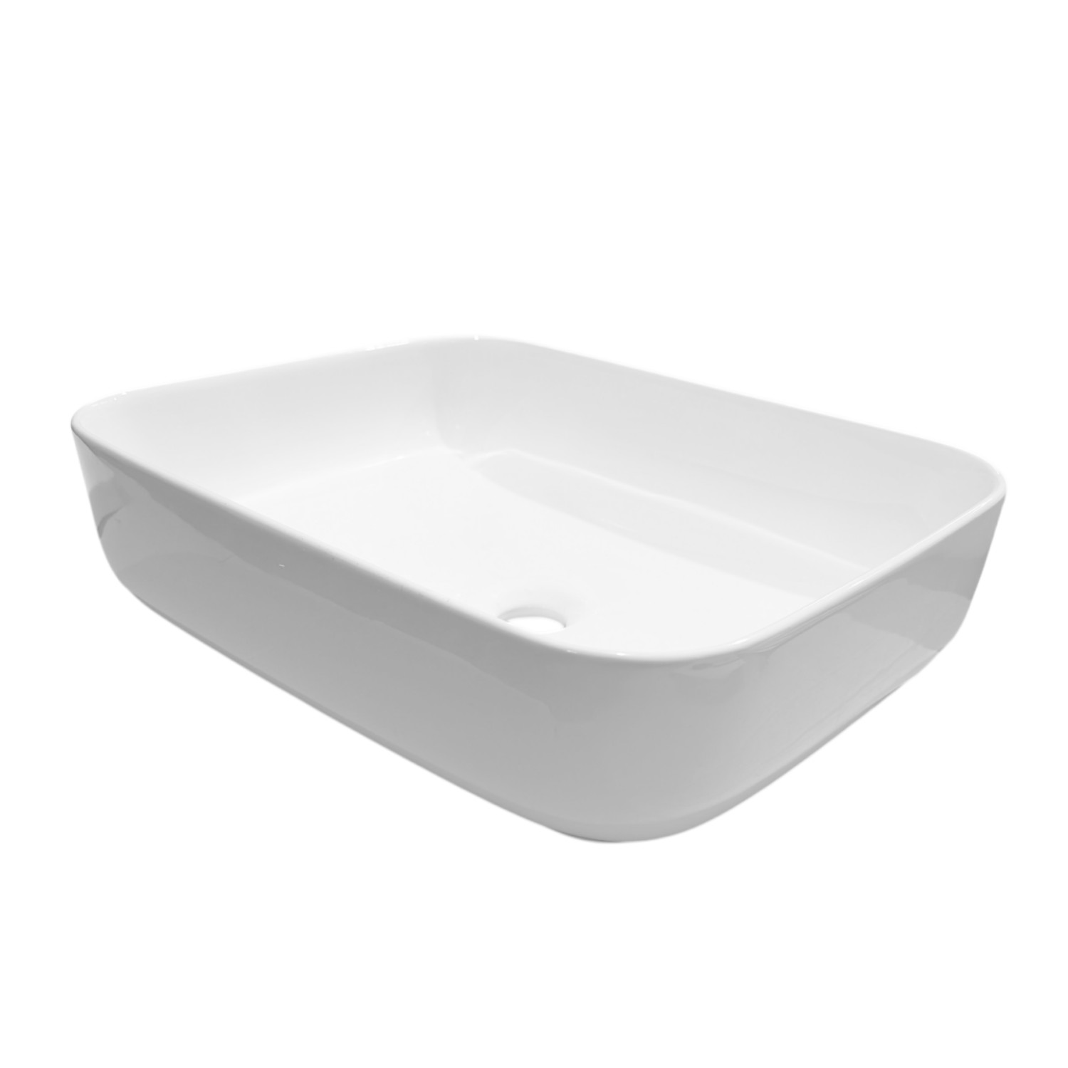 Раковина Joki Verna JK84814011 накладная, 50x40 см, цвет белый глянцевый - фото 1