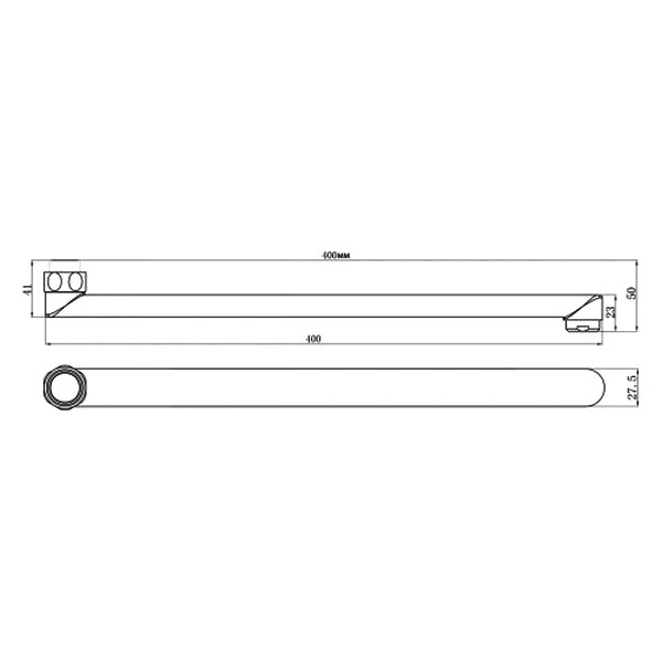 Излив Lemark LM9474C для смесителя, 40 см, цвет хром - фото 1