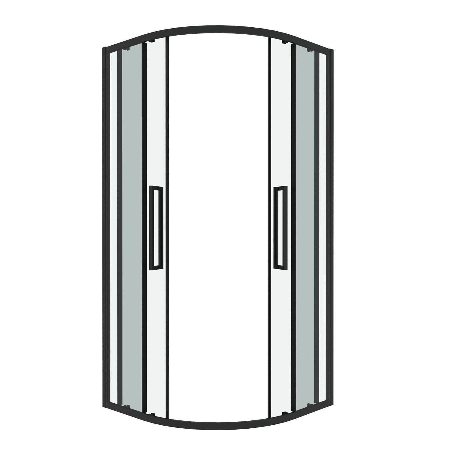 Душевой уголок Grossman Cosmo 301.K33.02.1010.21.00 100х100, стекло прозрачное, профиль черный матовый