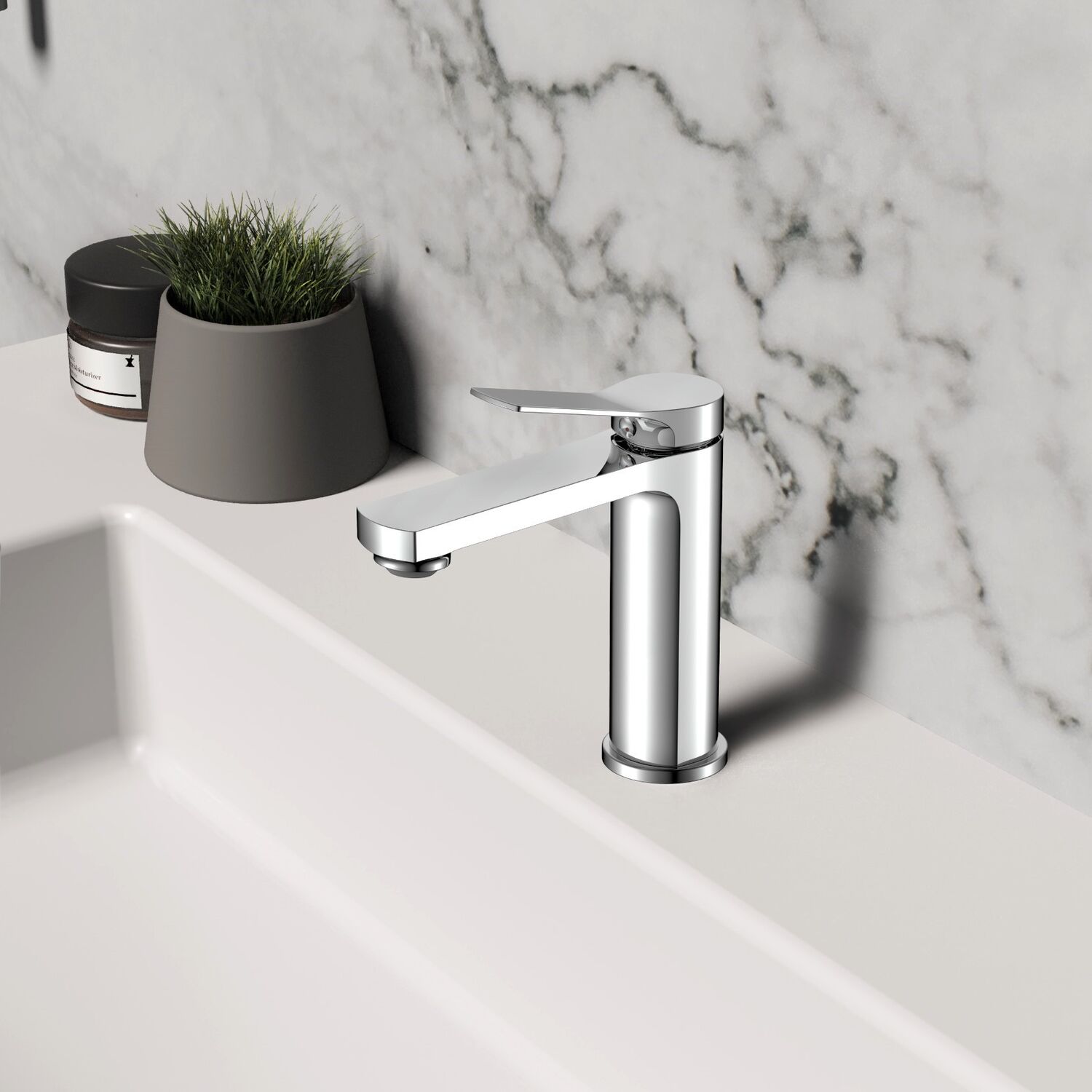 Смеситель Vincea Arco VBF-4AR01CH для раковины, цвет хром - фото 1