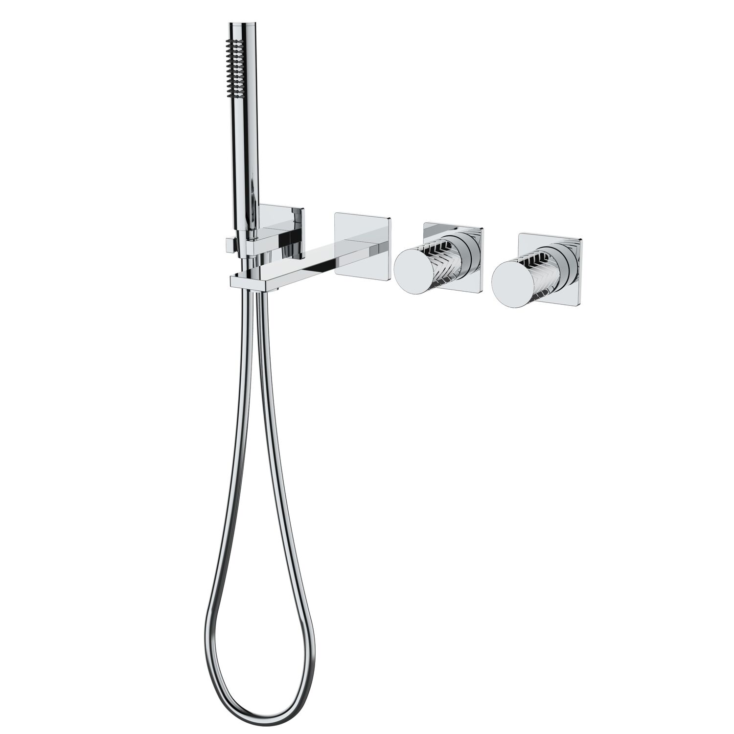 Смеситель Vincea Alto VBTW-6AL1CH для ванны с душем, встраиваемый, цвет хром