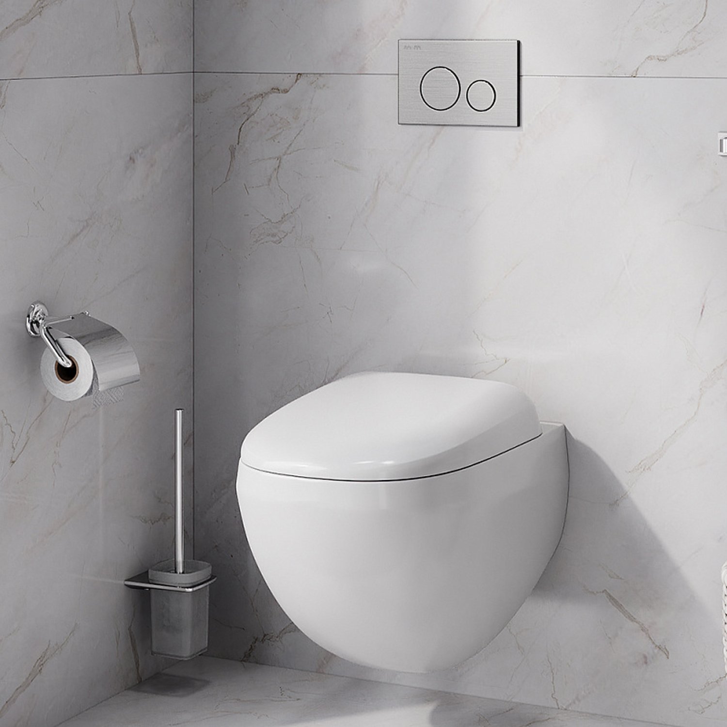 Унитаз AM.PM Sensation C301700WH FlashClean подвесной, безободковый, цвет белый