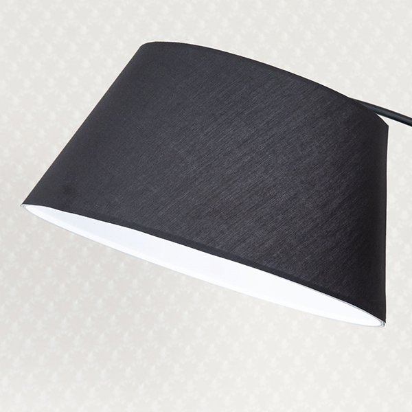 Торшер Citilux Арчи CL807011, арматура черная, плафон ткань черная, 50х190 см