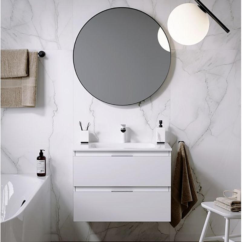 Мебель для ванной Aqwella Accent 100, с 2 ящиками, цвет белый