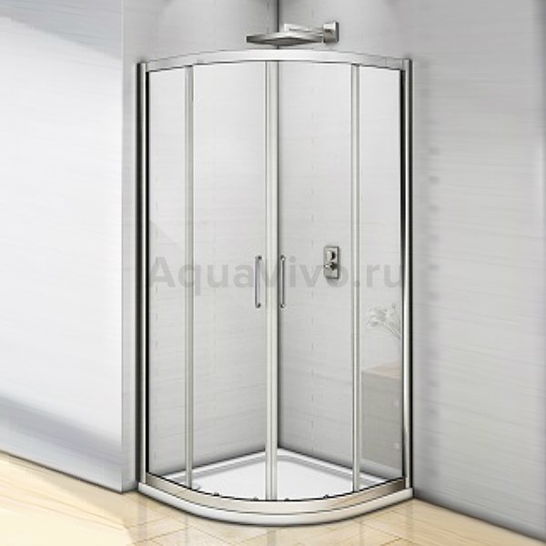 Душевой уголок Good Door Neo R-80-C-CH 80х80, стекло прозрачное, профиль хром