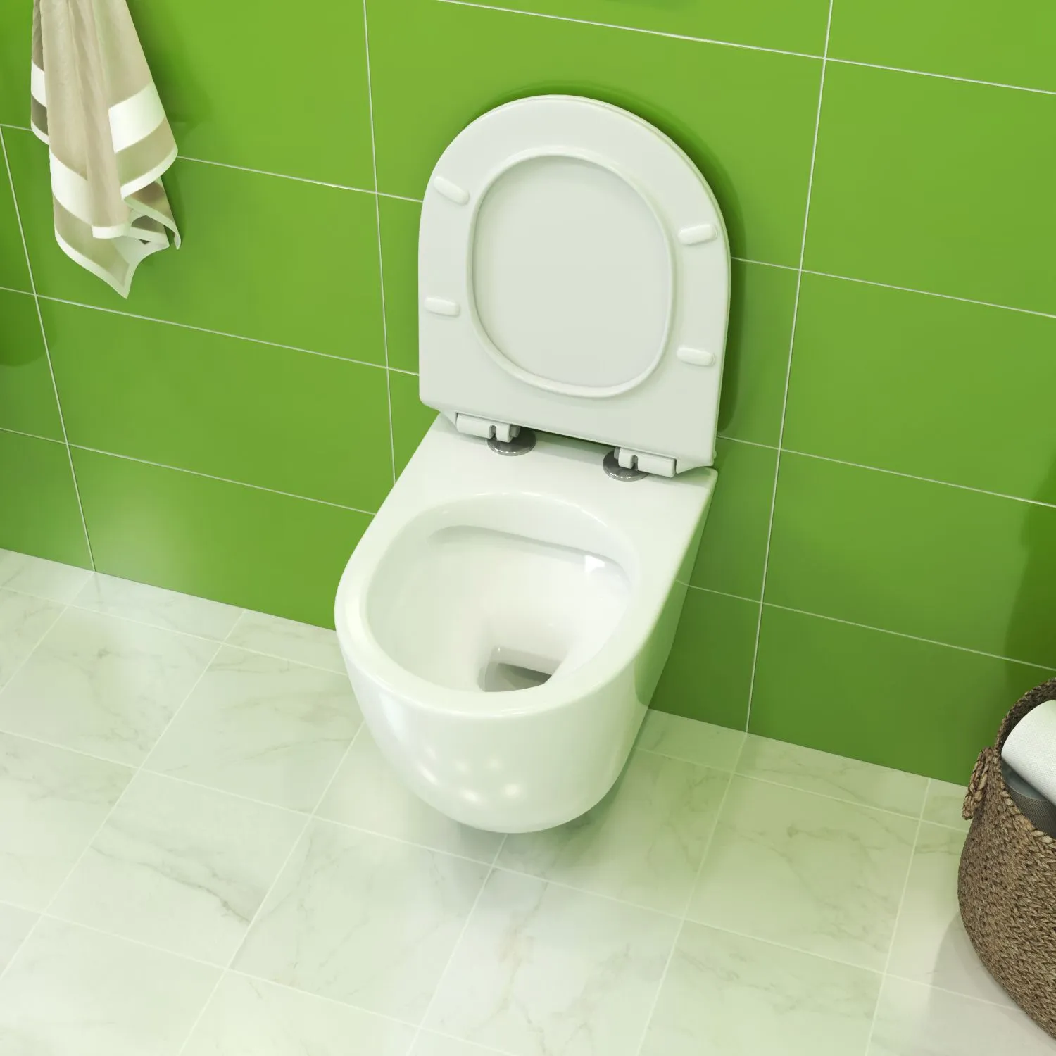 Комплект: Инсталляция JK01150+Кнопка JK007551 золото+Stella JK1061016 белый унитаз - фото 1