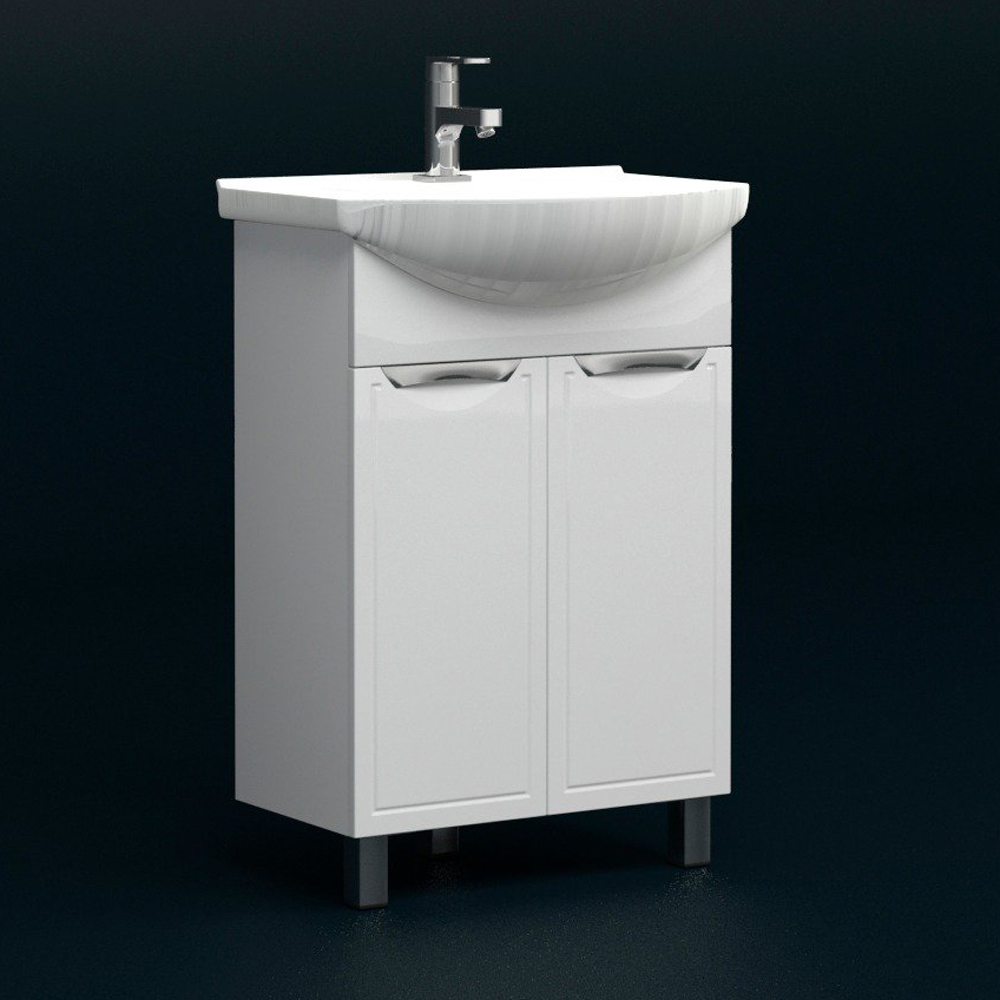 Мебель для ванной Corozo Монро 60, цвет белый - фото 1