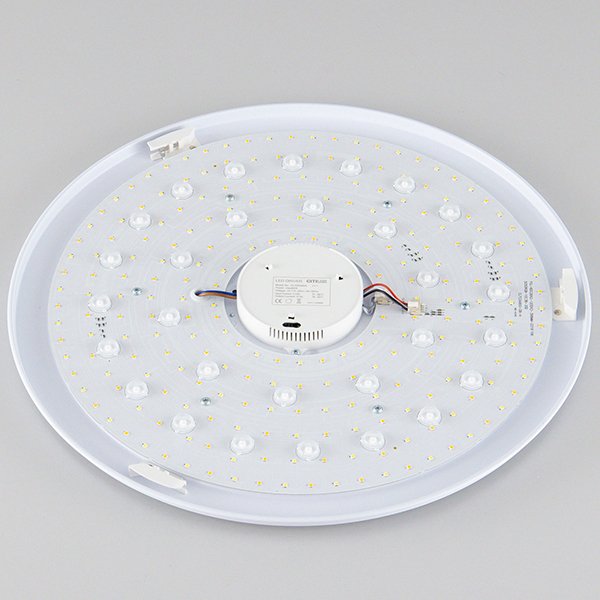 Потолочный светильник Citilux Старлайт CL703A65G, арматура венге, плафон полимер белый / венге, 54х54 см