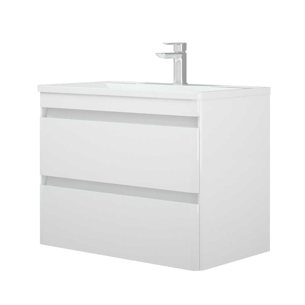 Тумба под раковину Corozo Алабама Z2 80, подвесная, цвет белый - фото 1