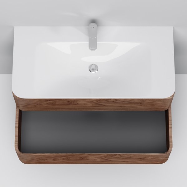 Тумба под раковину AM.PM Sensation 100, цвет орех - фото 1