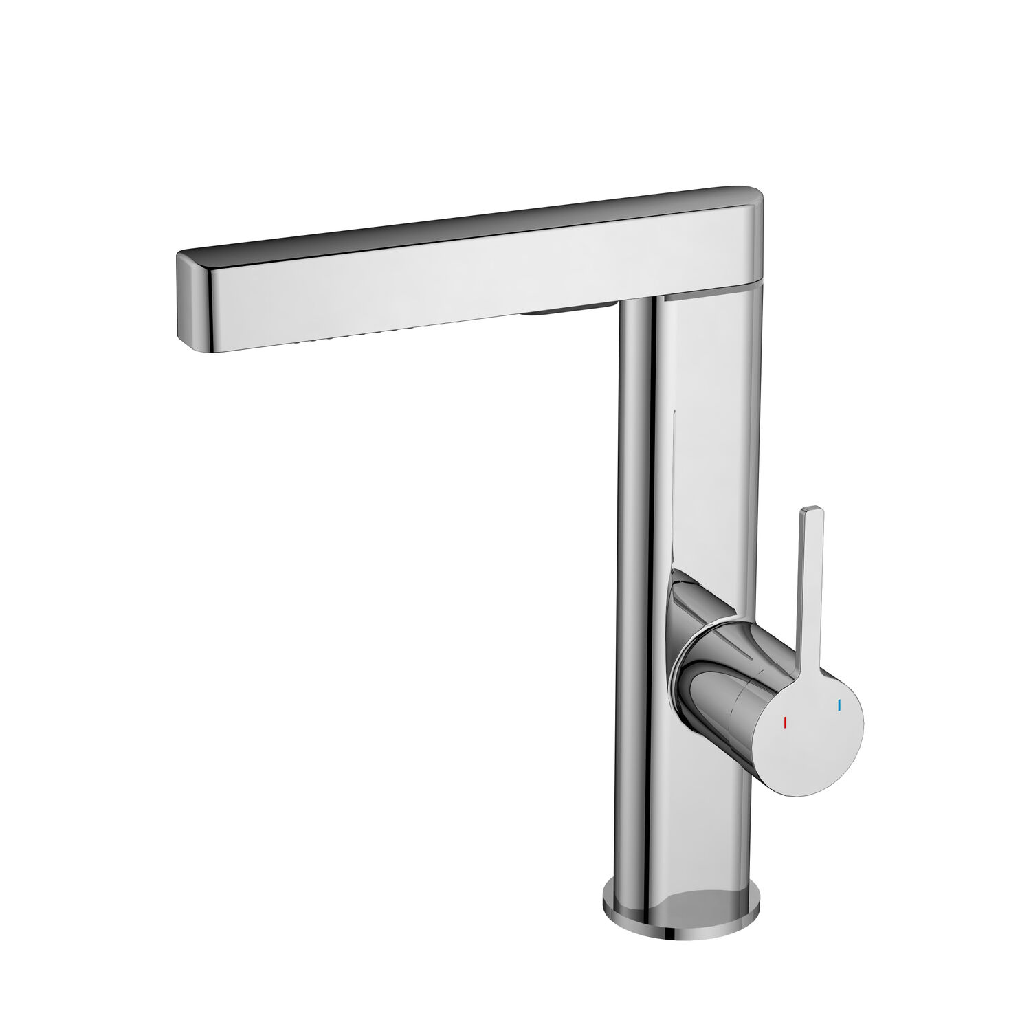 Смеситель Vincea VKF-22CH для кухни, с выджвижным изливом, цвет хром