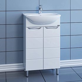 Тумба Санта Родос 50 N, под раковину Уют, цвет белый - фото 1