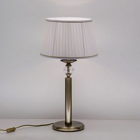 Настольный светильник Citilux Гера CL433813, арматура бронза, плафоны текстиль белый - фото 1