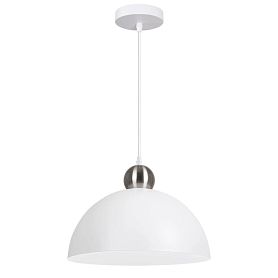Подвесной светильник Arte Lamp Recinto A7053SP-1WH, арматура белый, плафон металл белый - фото 1