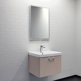 Мебель для ванной Comforty Ангара 60 П, цвет дуб латте - фото 1