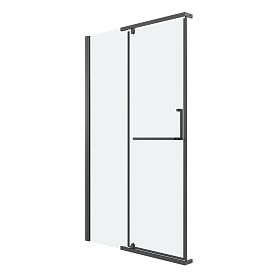 Душевая дверь Grossman Pragma 100.K33.03.120.42.00 120х195, стекло прозрачное, профиль графит сатин - фото 1