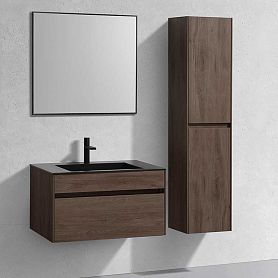 Мебель для ванной Vincea Chiara 80, с 1 ящиком, цвет темный дуб - фото 1