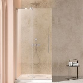 Душевая перегородка Vincea Walk-In VSW-4WSL 120x200, стекло прозрачное, профиль хром - фото 1