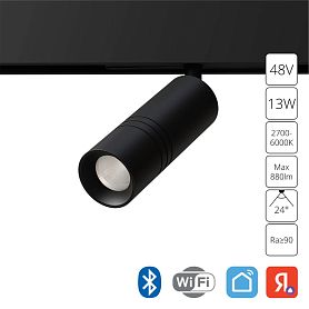 Магнитный трековый светильник Arte Lamp Expert A5741PL-1BK, арматура черная    - фото 1