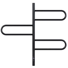 Полотенцесушитель Vincea VTD-1R2CBE 44х80 электрический, цвет черный матовый - фото 1