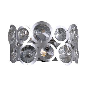 Настенный светильник Arte Lamp Sarah A1062AP-2CC, арматура хром, плафон хрусталь прозрачный - фото 1
