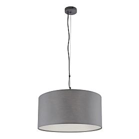 Подвесная люстра Arte Lamp Coppa A4095SP-3GY, арматура серая, плафон ткань серая - фото 1