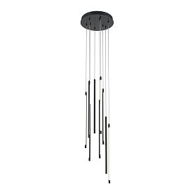 Подвесной светильник Maytoni Light stick MOD236PL-L54B3K, арматура черная, плафон акрил белый - фото 1