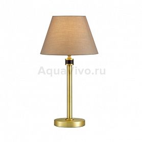 Интерьерная настольная лампа Lumion Montana 4429/1T, арматура цвет латунь, плафон/абажур ткань, цвет бежевый - фото 1